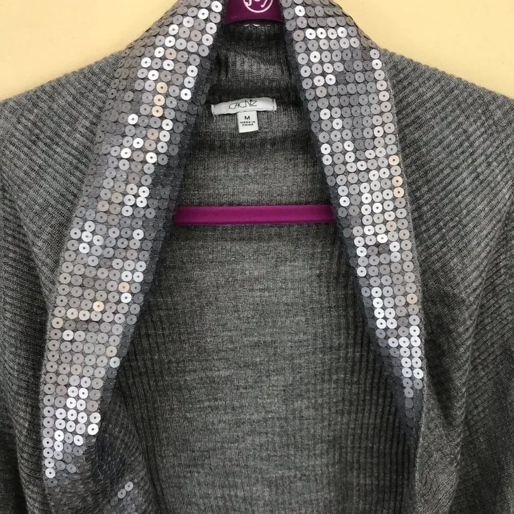 Cache Open Front Cardigan  - Picture 3 of 6